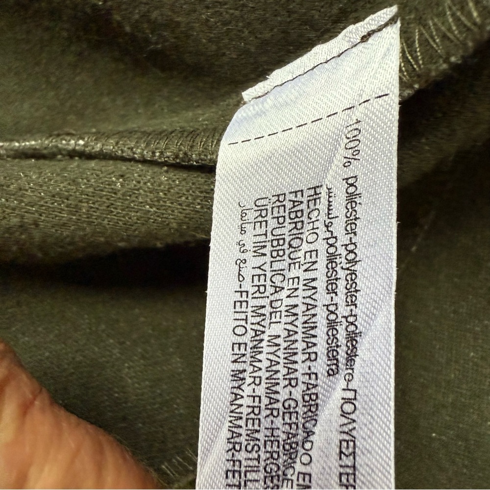 Zara Women’s Oversized Shacket Shirt Jacket Green Size SM  grunge outdoor fall - Picture 7 of 9